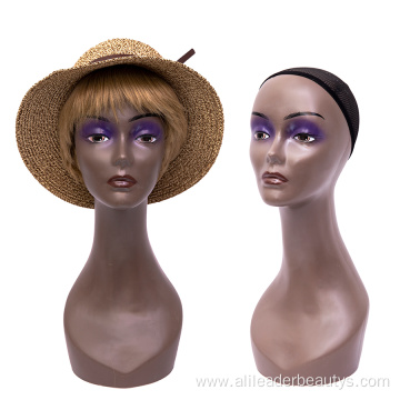 Wig Display Realistic African Female Mannequin Head